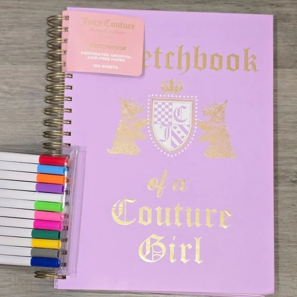 Juicy Couture Home‎ Sketchbook Of A Couture Girl Sketchbook
